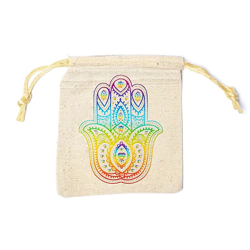 Khamsa pouch White